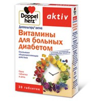 Доппельгерц актив витамины для больных диабетом, таблетки 1.15 г 60 шт